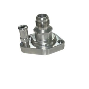 CSR 912S-AN12C Chevy SB/BB Straight Thread Thermostat Housing with AN12 Fitting