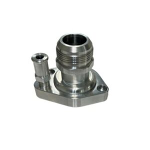 CSR 9110S-AN20C Ford SB Straight Threaded Thermostat Housing with AN20 Fitting with Bypass Fitting
