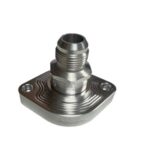CSR 911LS1-AN12C Chevy LS1 Straight Threaded Thermostat Housing with AN12 Fitting