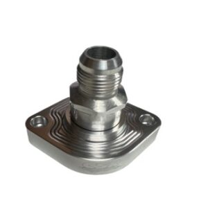 CSR 911LS1-AN12C Chevy LS1 Straight Threaded Thermostat Housing with AN12 Fitting